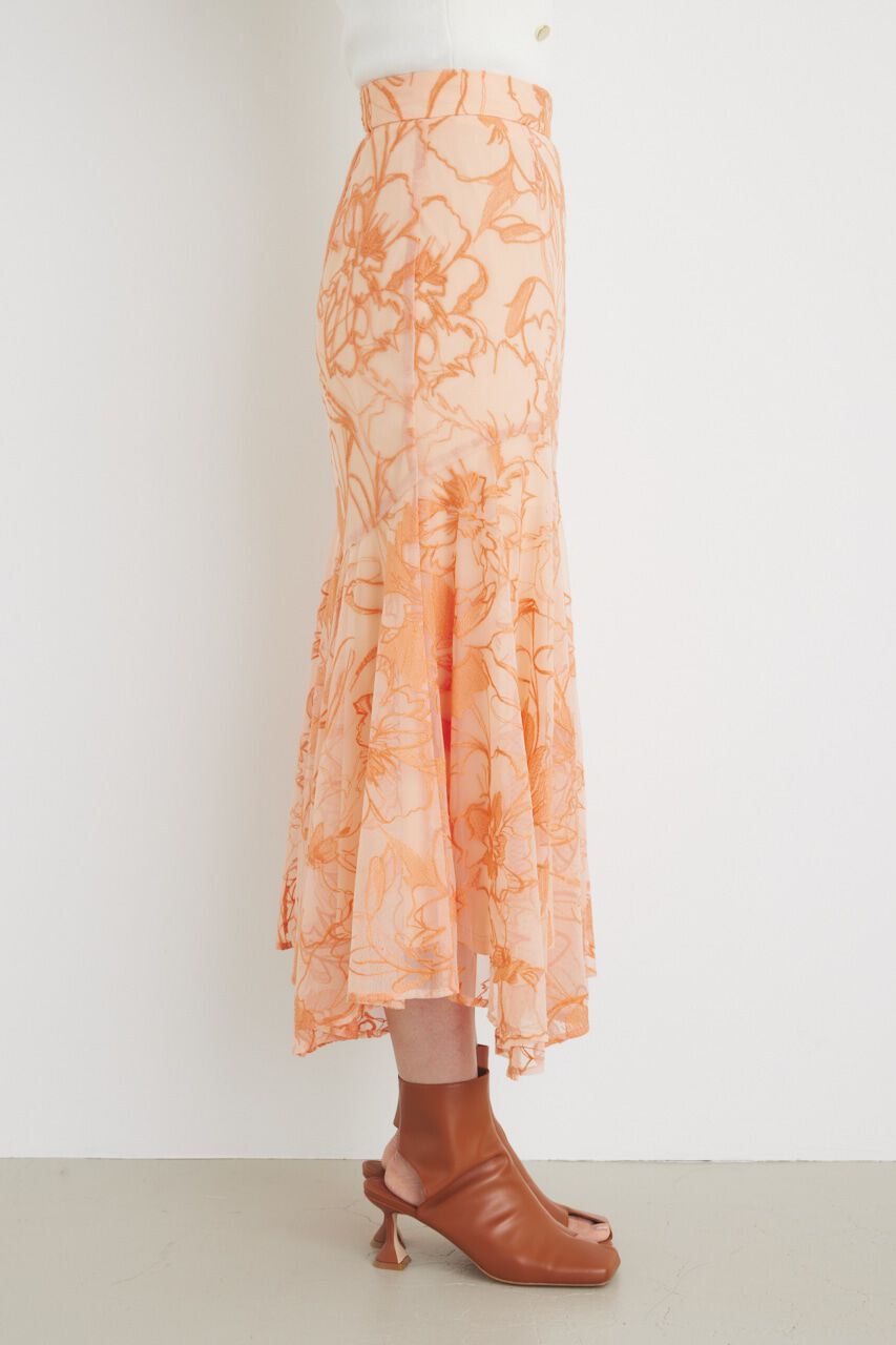 rienda「ウェーブラインJ/WマーメイドSK」|スカート|