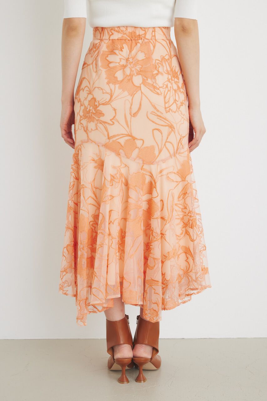 rienda「ウェーブラインJ/WマーメイドSK」|スカート|