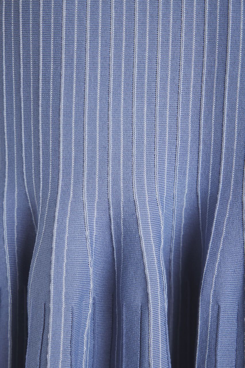 rienda「ビスチェライクストライプKnit OP」|ワンピース|