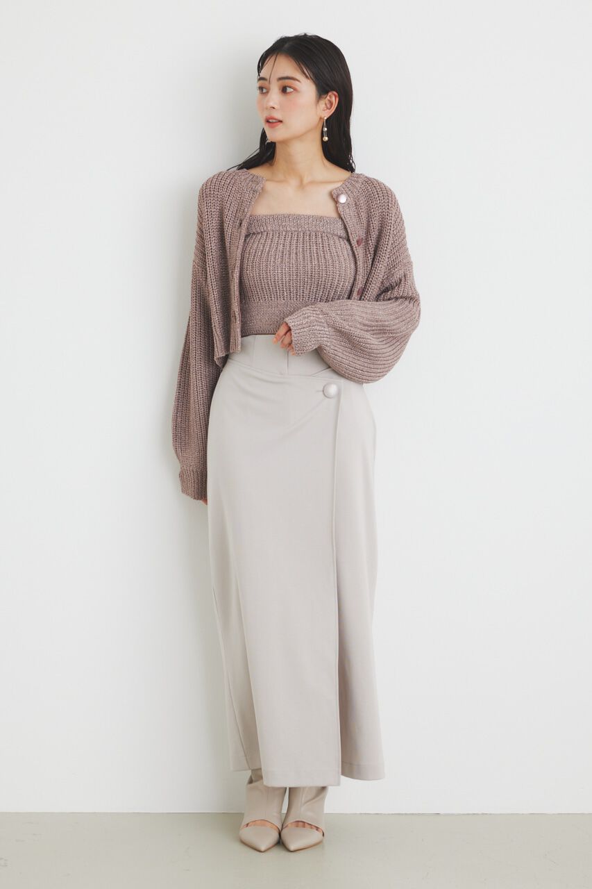 rienda「ラップH/WカットタイトSS-PT」|その他|L/BEG1