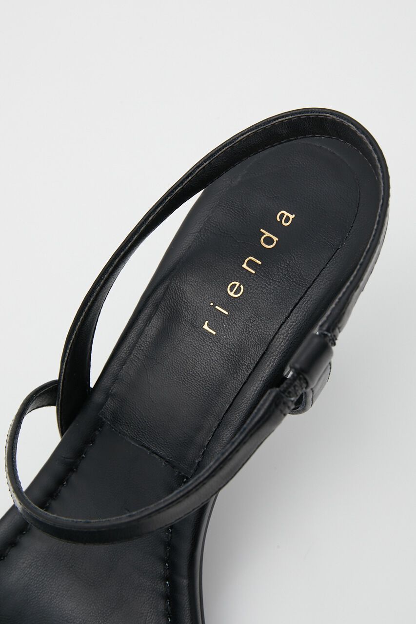 rienda「デザインヒールトングサンダル」|サンダル|