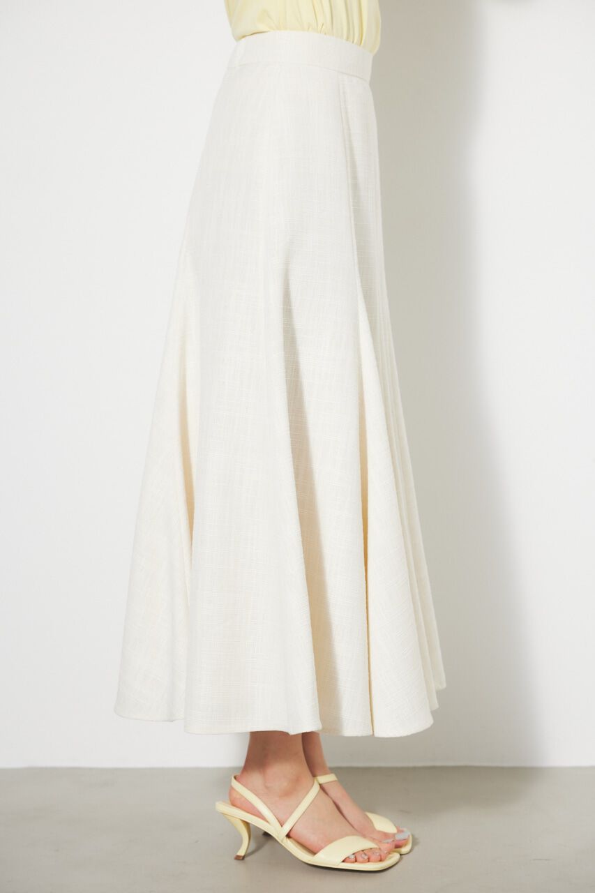 rienda「アシンメトリーパネルツイードJ/WフレアSK」|スカート|