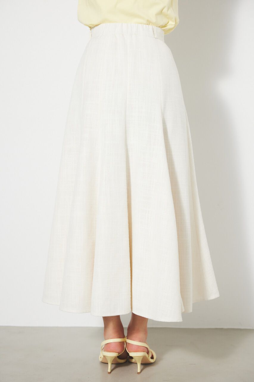 rienda「アシンメトリーパネルツイードJ/WフレアSK」|スカート|