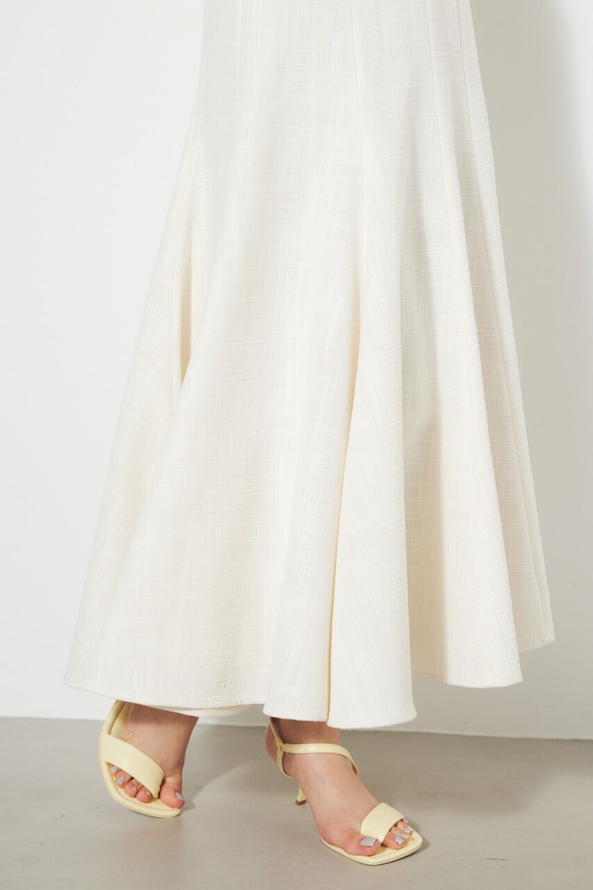 rienda「アシンメトリーパネルツイードJ/WフレアSK」|スカート|