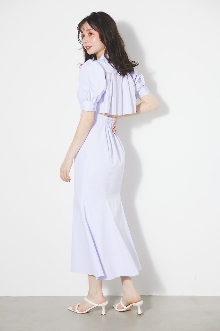 rienda「バックフリルオープンマーメイドOP」|ワンピース|