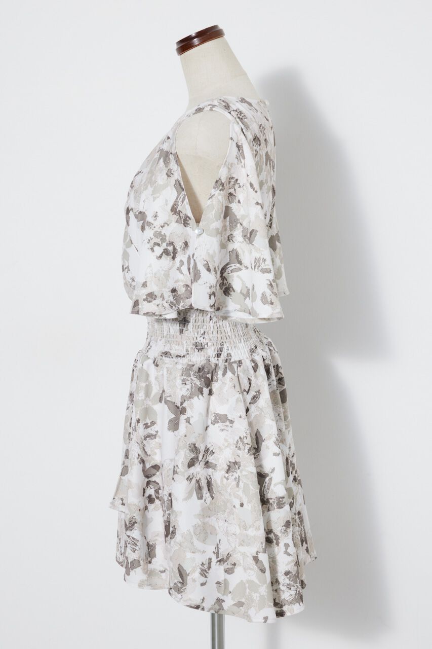 rienda「スリットSLVカシュクールロンパース」|その他|