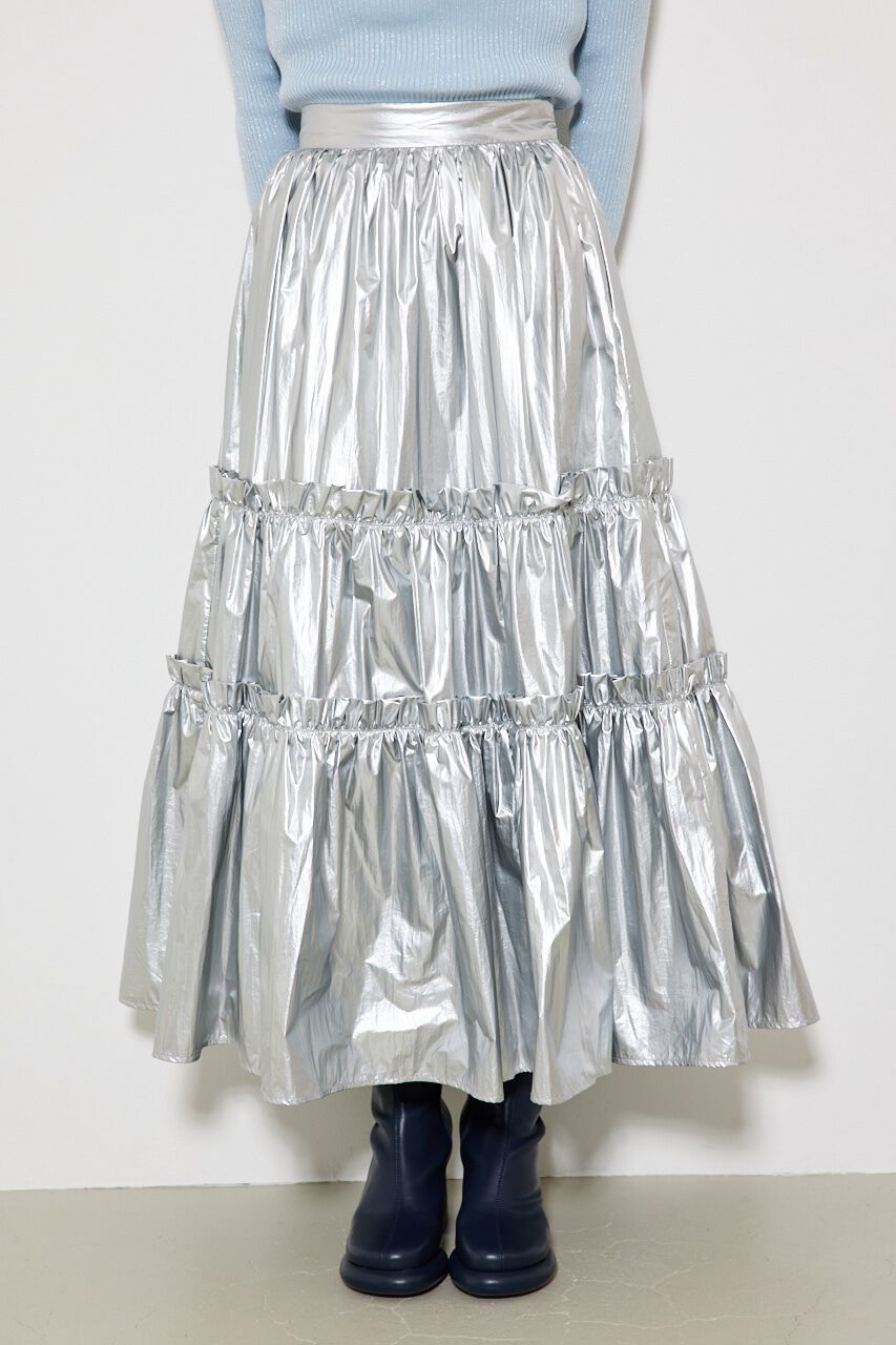 rienda「シャイニーティアードJ/W SK」|スカート|