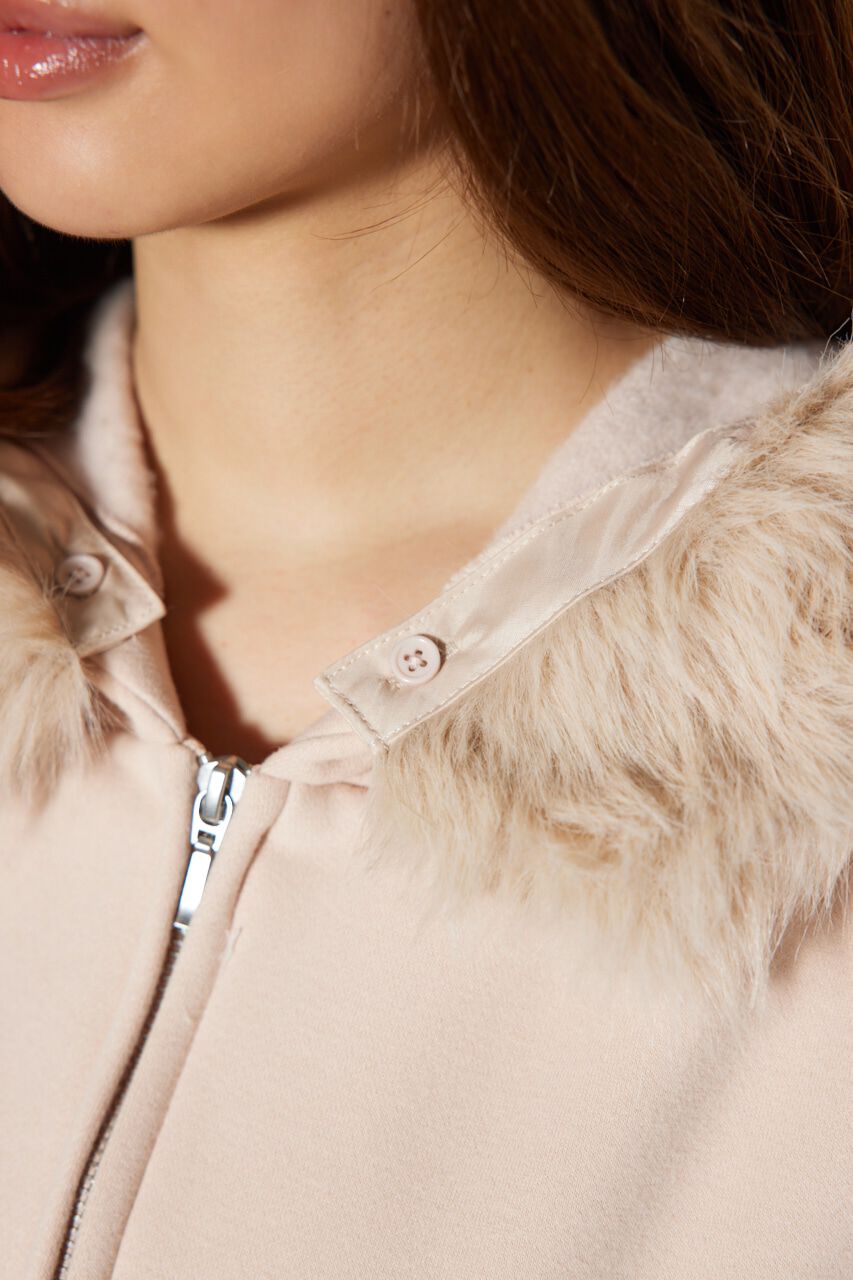 rienda「フェイクファースウェットミニワンピース」|ワンピース|