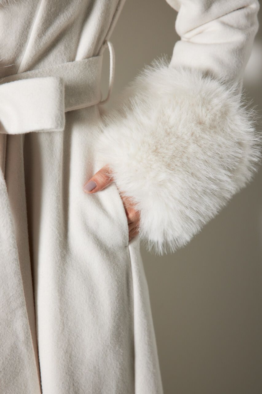 rienda「ウールMIXクラッシィドレスコート」|その他|