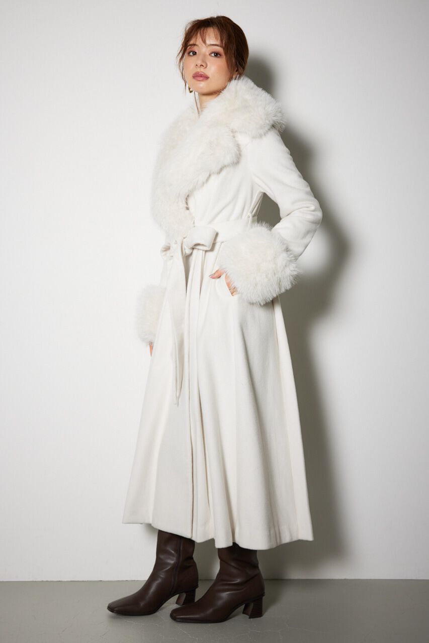 rienda「ウールMIXクラッシィドレスコート」|その他|