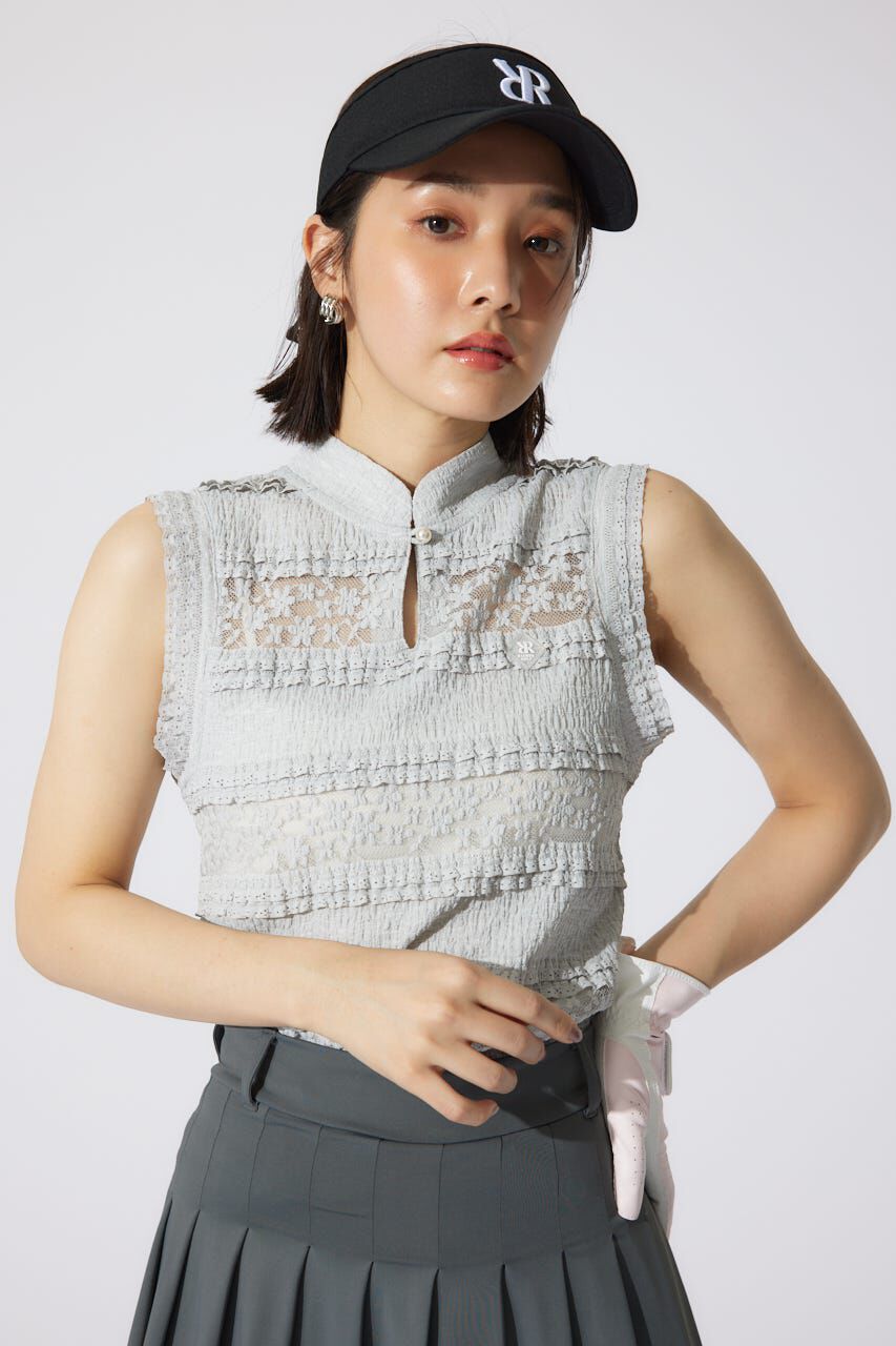 rienda「カットレーストップス」|Tシャツ・カットソー|