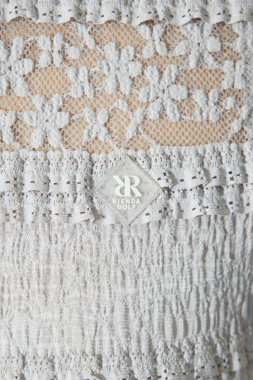 rienda「カットレーストップス」|Tシャツ・カットソー|