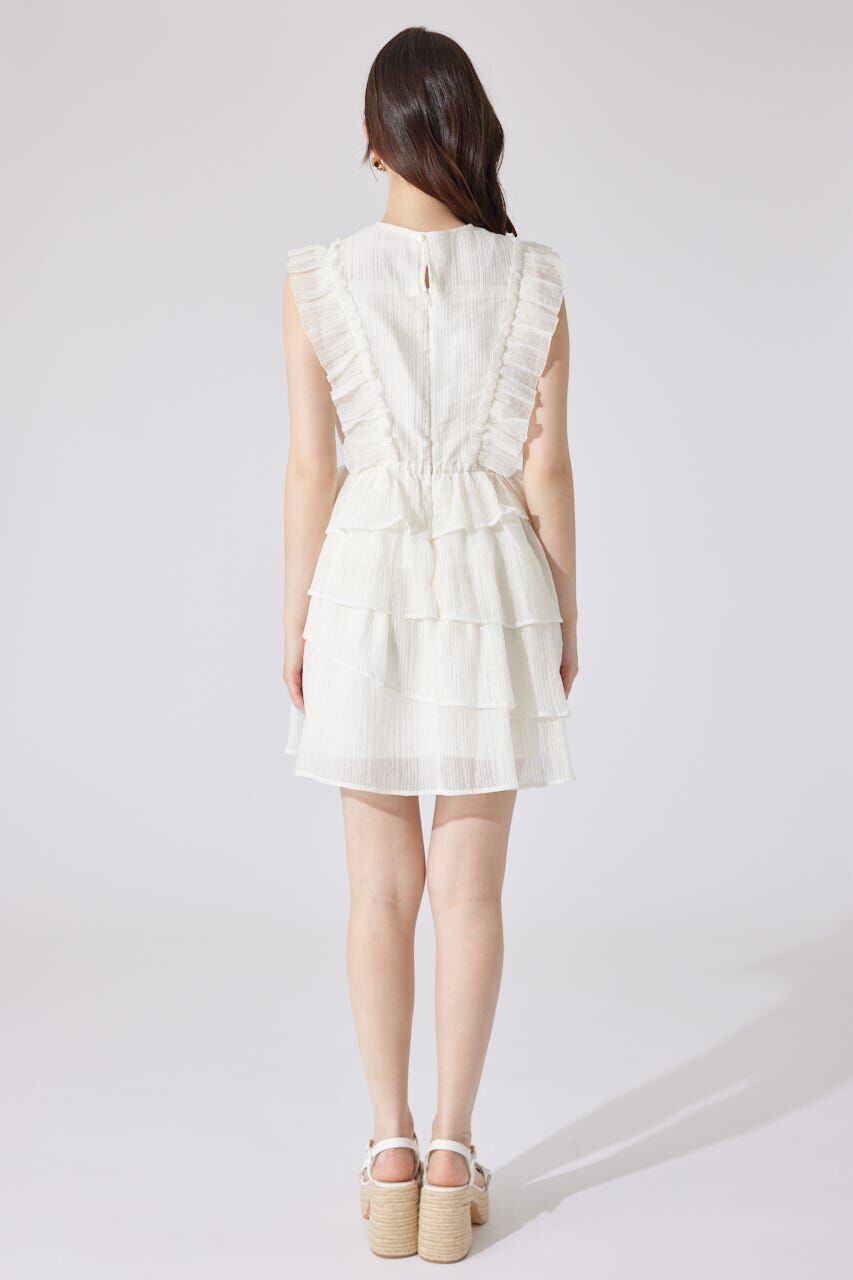 rienda「ティアードフリルミニワンピース」|ワンピース|