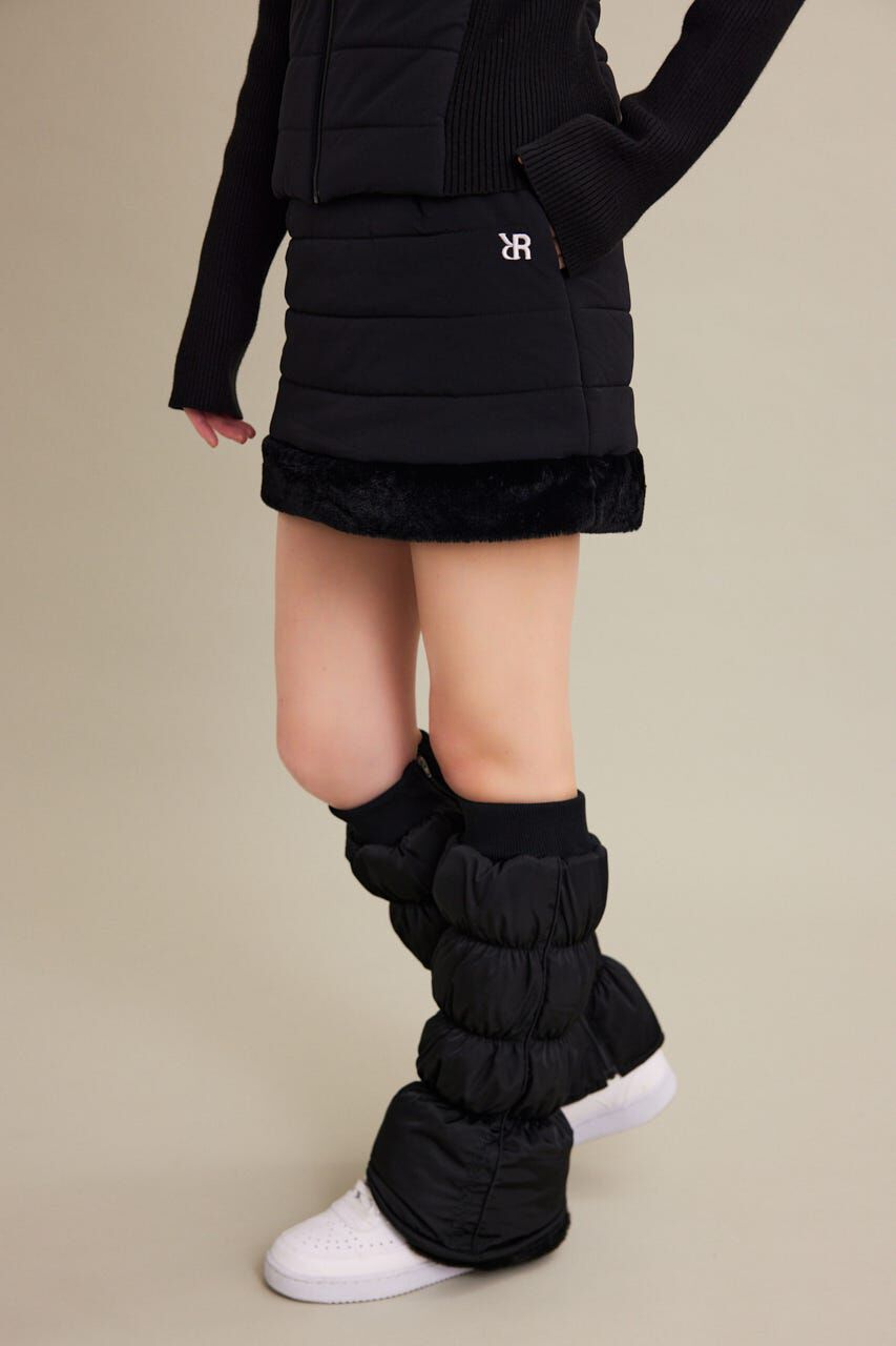 rienda「Fファーキルティングタイトスカート」|スカート|