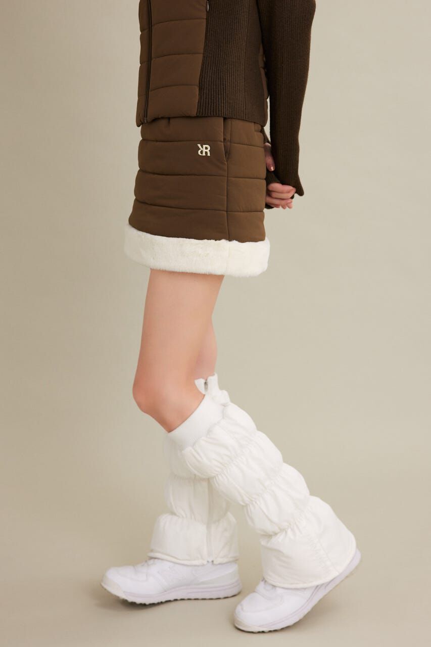 rienda「Fファーキルティングタイトスカート」|スカート|