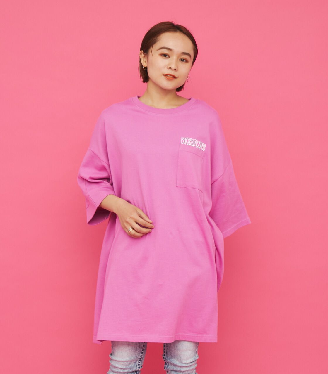 RODEO CROWNS「0528 R LOGO ワンピース」|ワンピース|