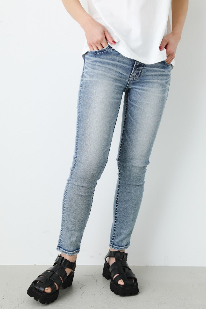 RODEO CROWNS「ADDICTIVE TYPE2 スキニー」|デニム|L/BLU1