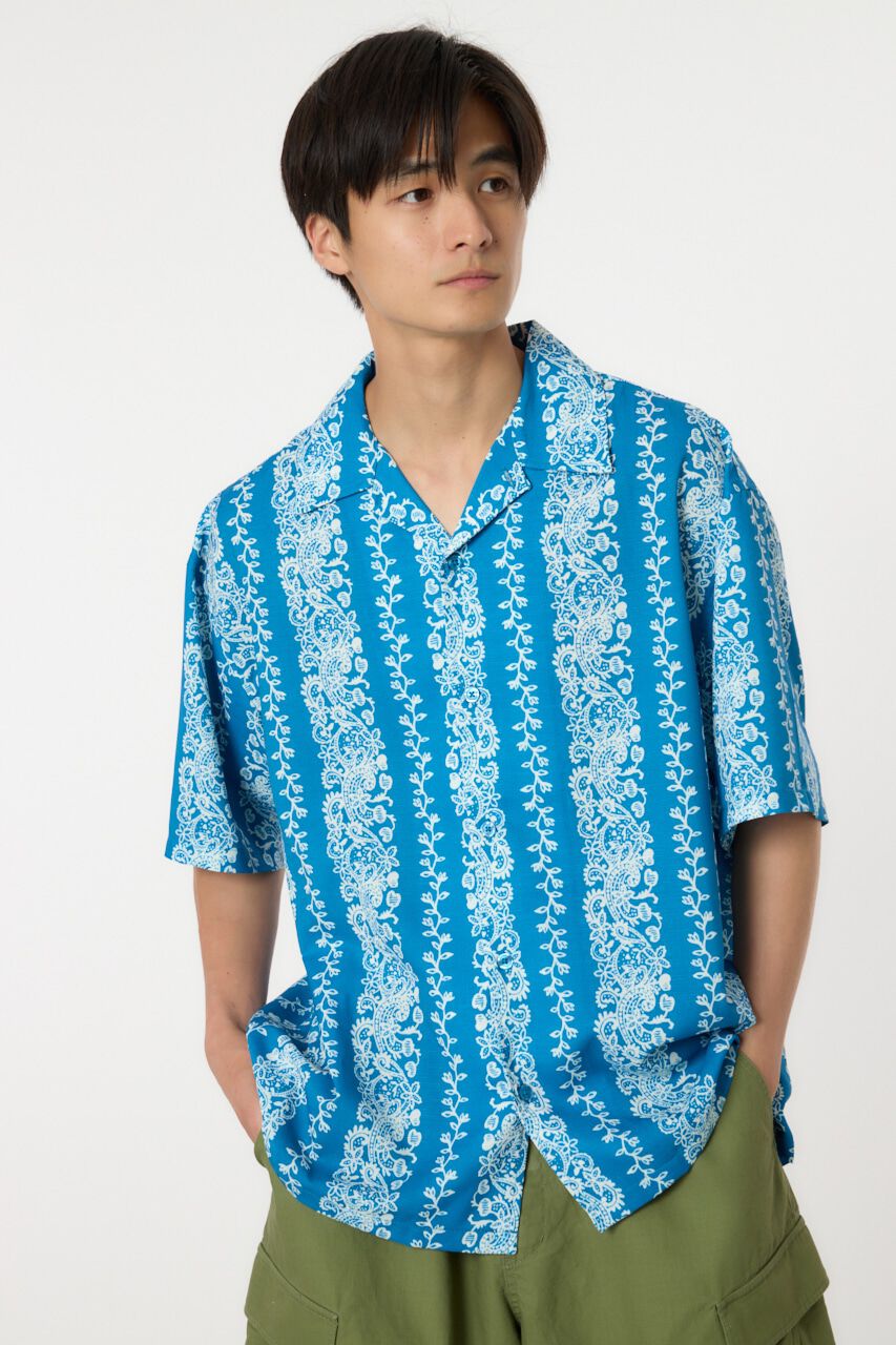 RODEO CROWNS「bandana-stripe shirt」|シャツ・ブラウス|