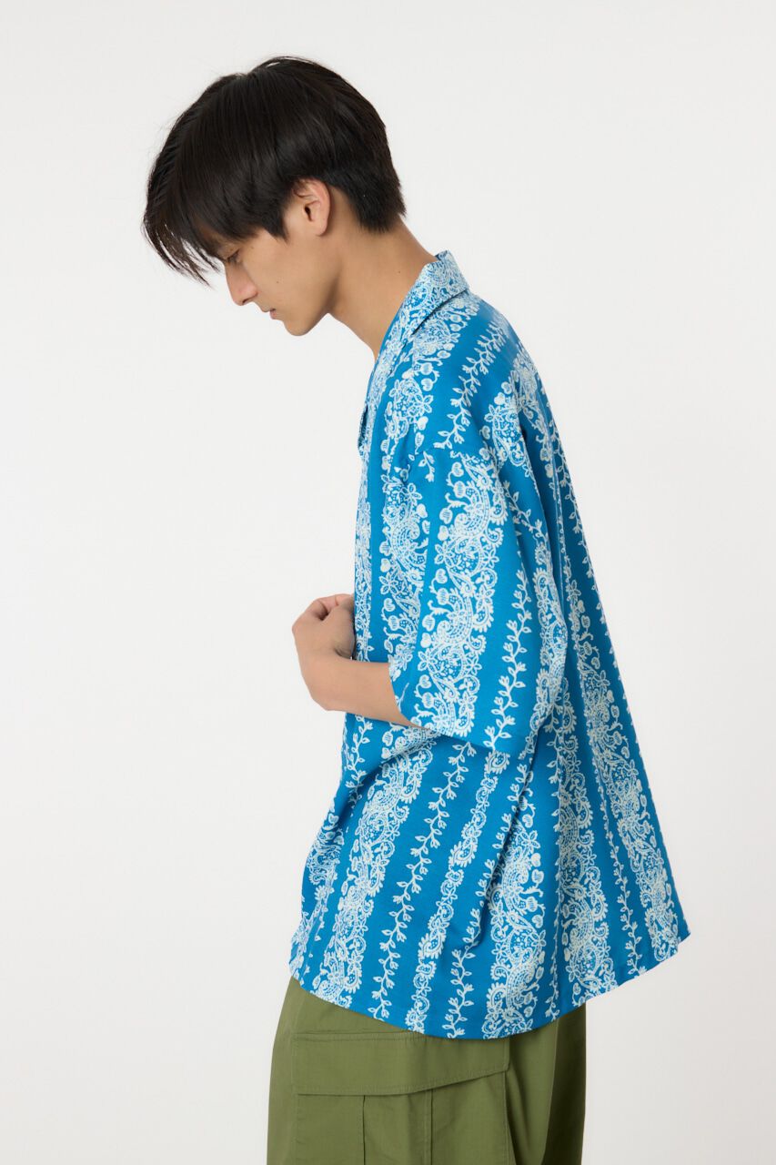 RODEO CROWNS「bandana-stripe shirt」|シャツ・ブラウス|