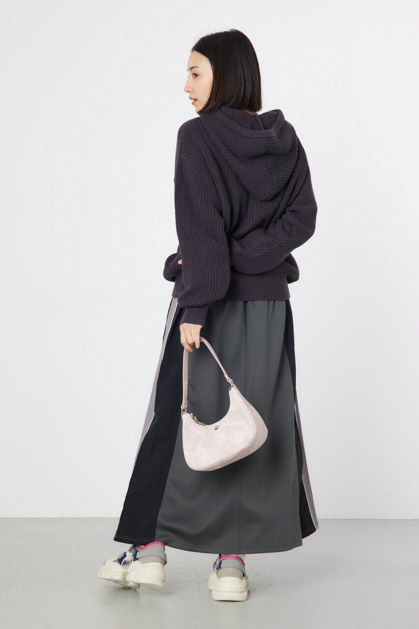 RODEO CROWNS「LOGO畦ニットジップフーディー」|パーカー|