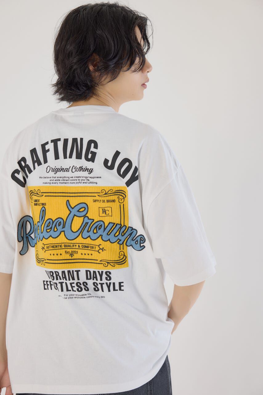 RODEO CROWNS「コール＆デニムパッチTシャツ」|Tシャツ・カットソー|