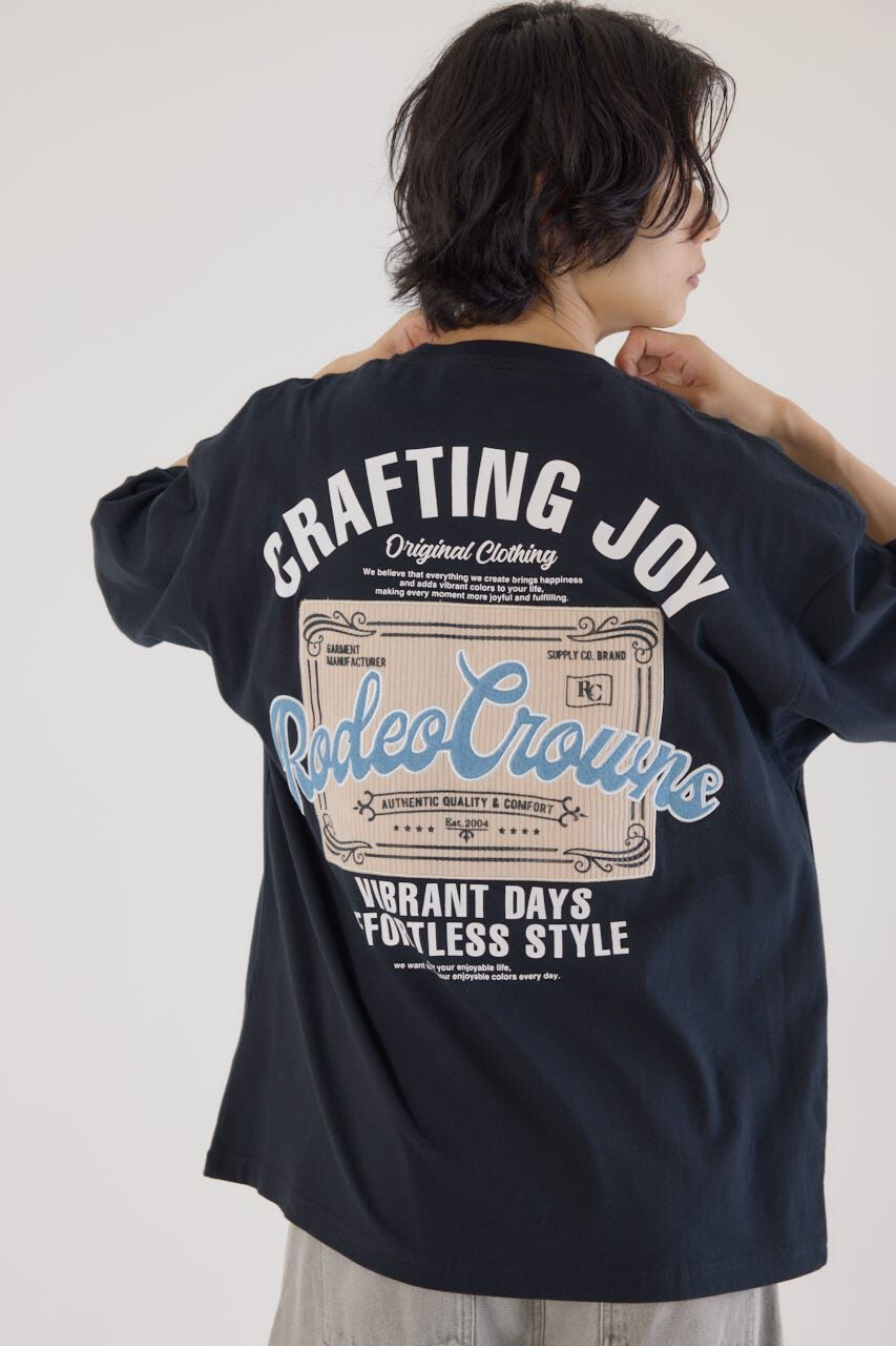 RODEO CROWNS「コール＆デニムパッチTシャツ」|Tシャツ・カットソー|