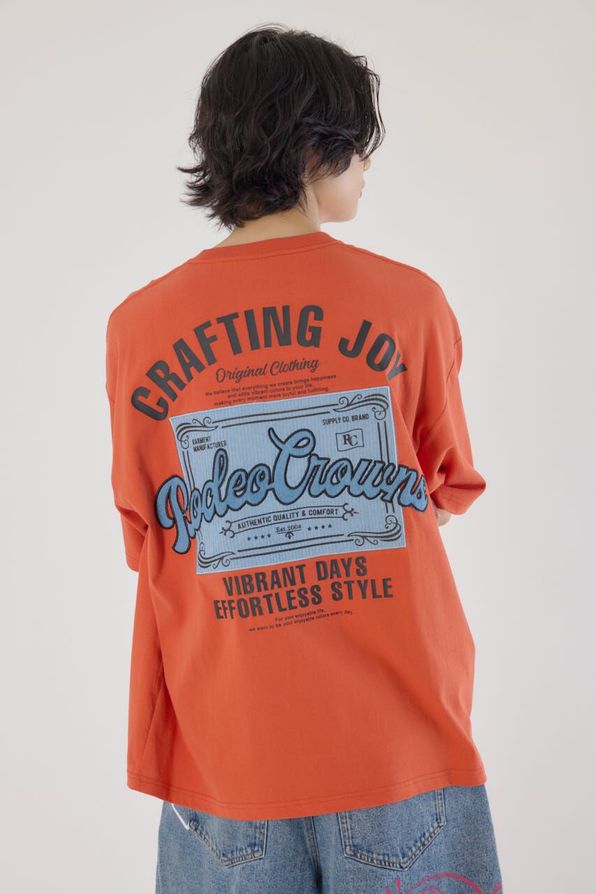 RODEO CROWNS「コール＆デニムパッチTシャツ」|Tシャツ・カットソー|