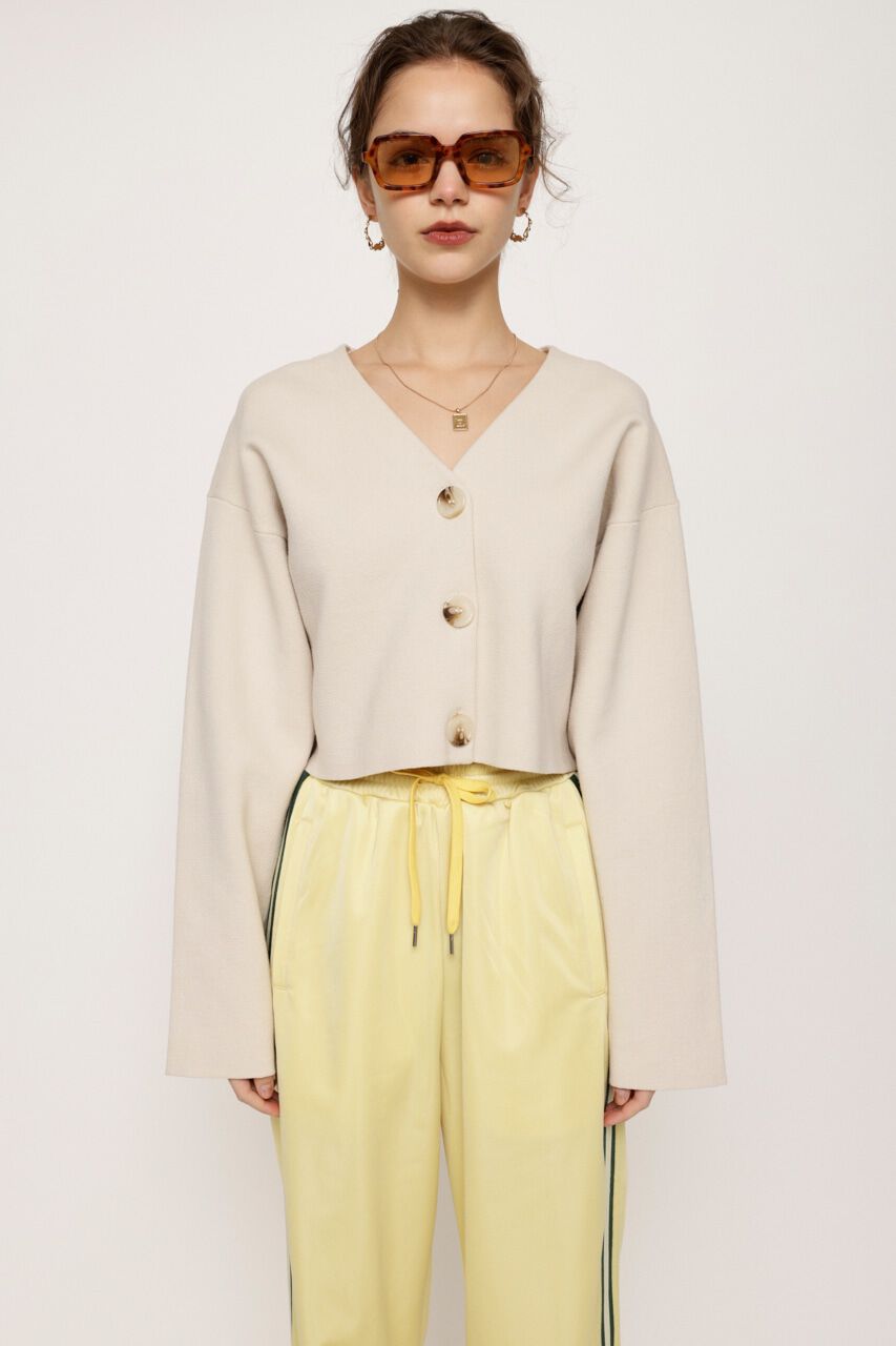 SLY「MILANO RIB CROP カーディガン」|カーディガン|IVOY3