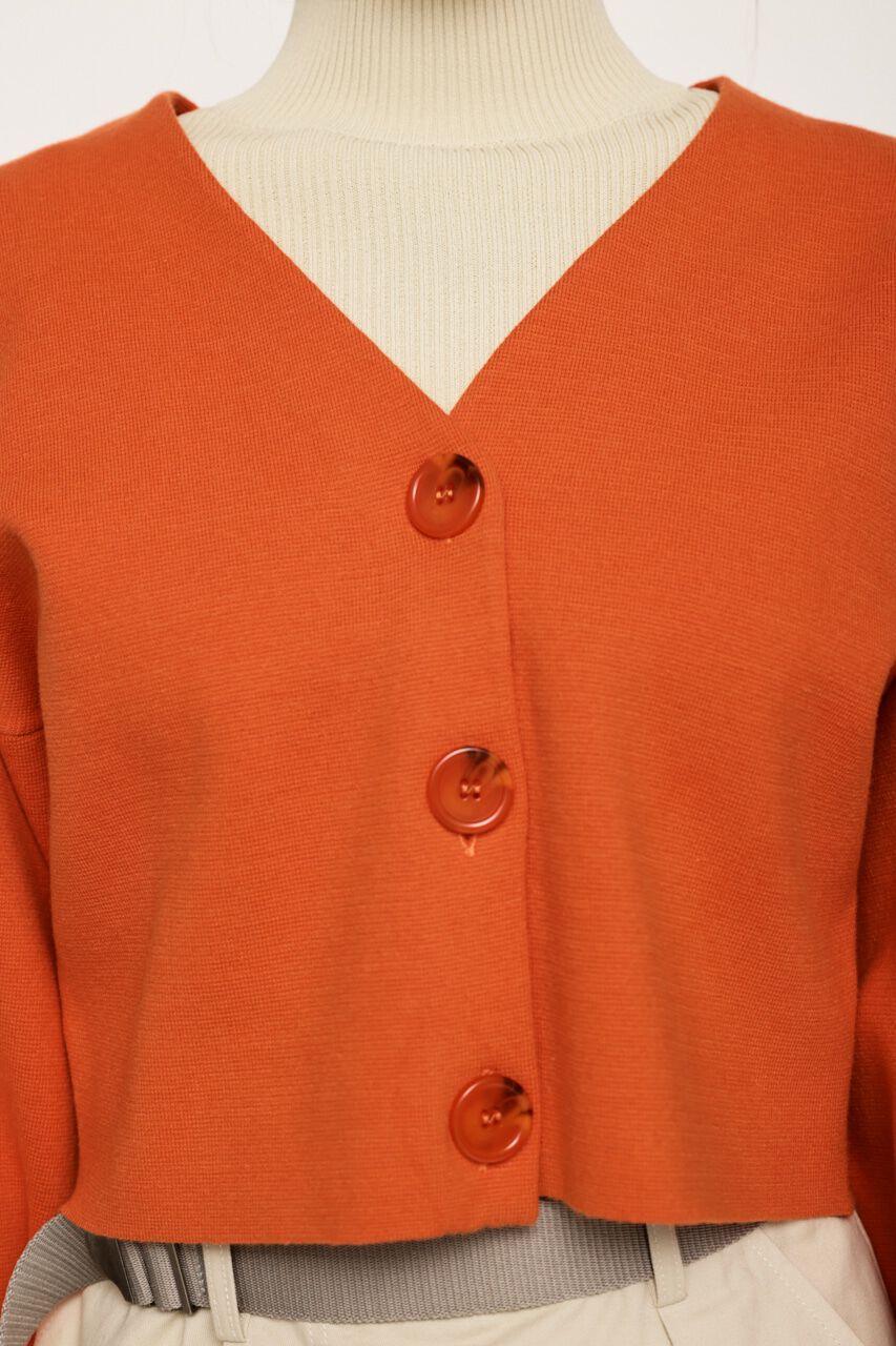 SLY「MILANO RIB CROP カーディガン」|カーディガン|