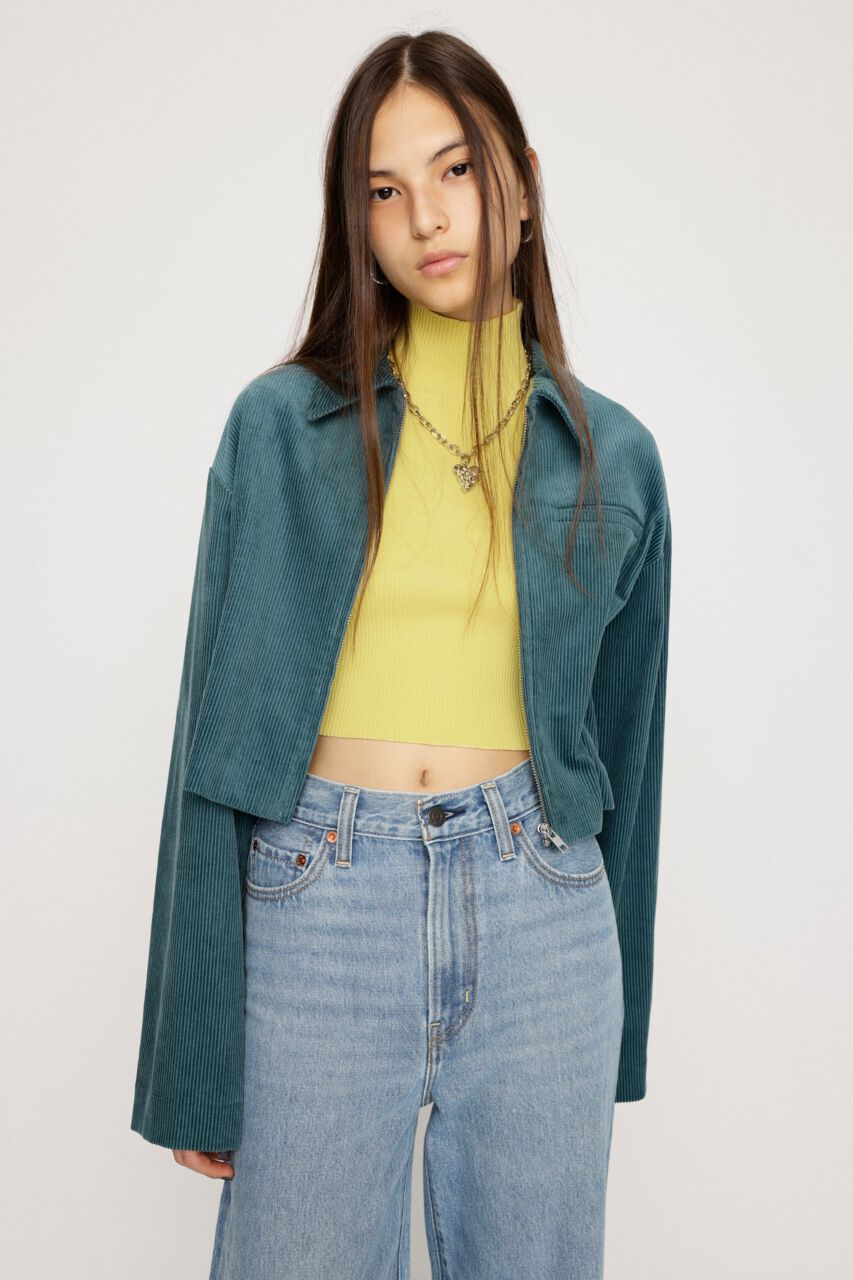 SLY「CORDUROY CROPPED ZIP ジャケット」|その他|