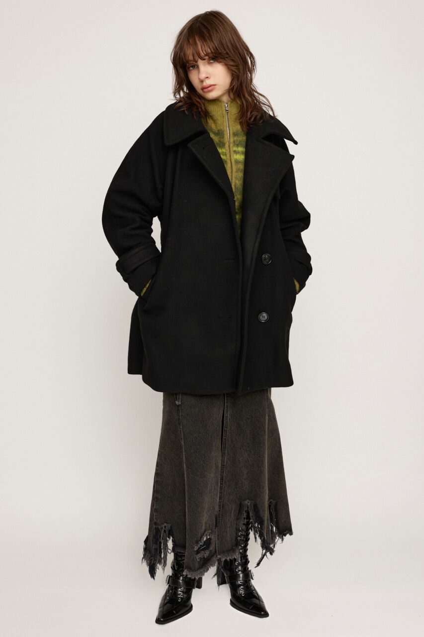 SLY「STAND NECK BELTED S／コート」|その他|