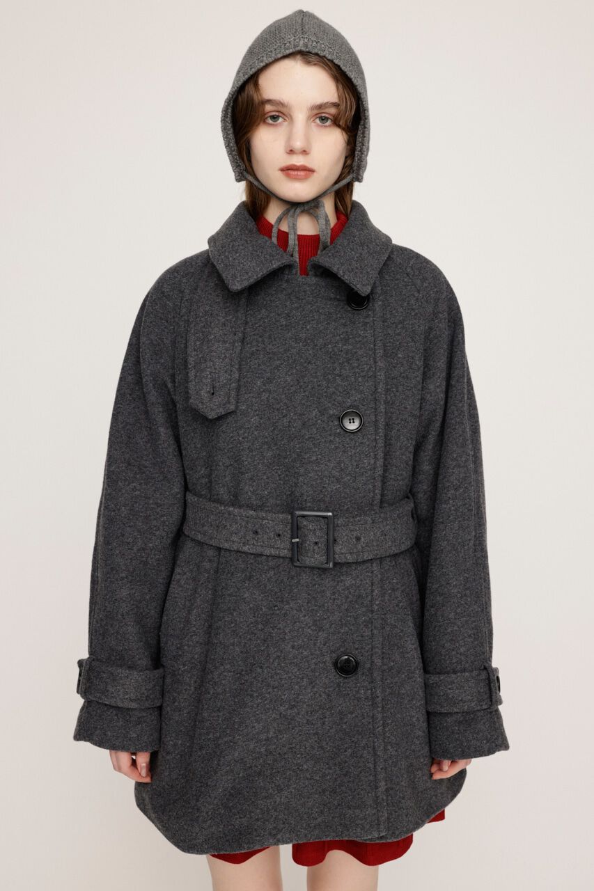 SLY「STAND NECK BELTED S／コート」|その他|