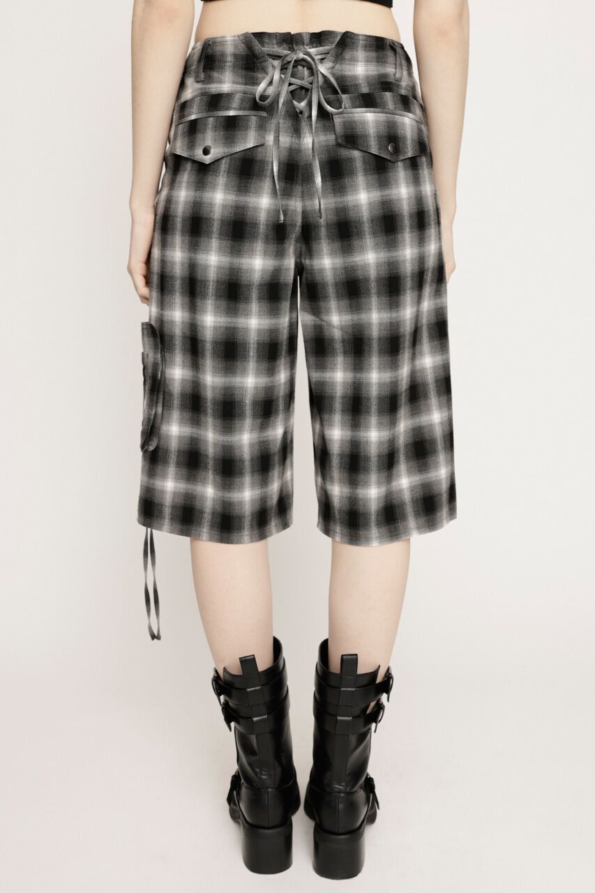SLY「DAMAGE LACE CHECK MIDDLE パンツ」|その他|