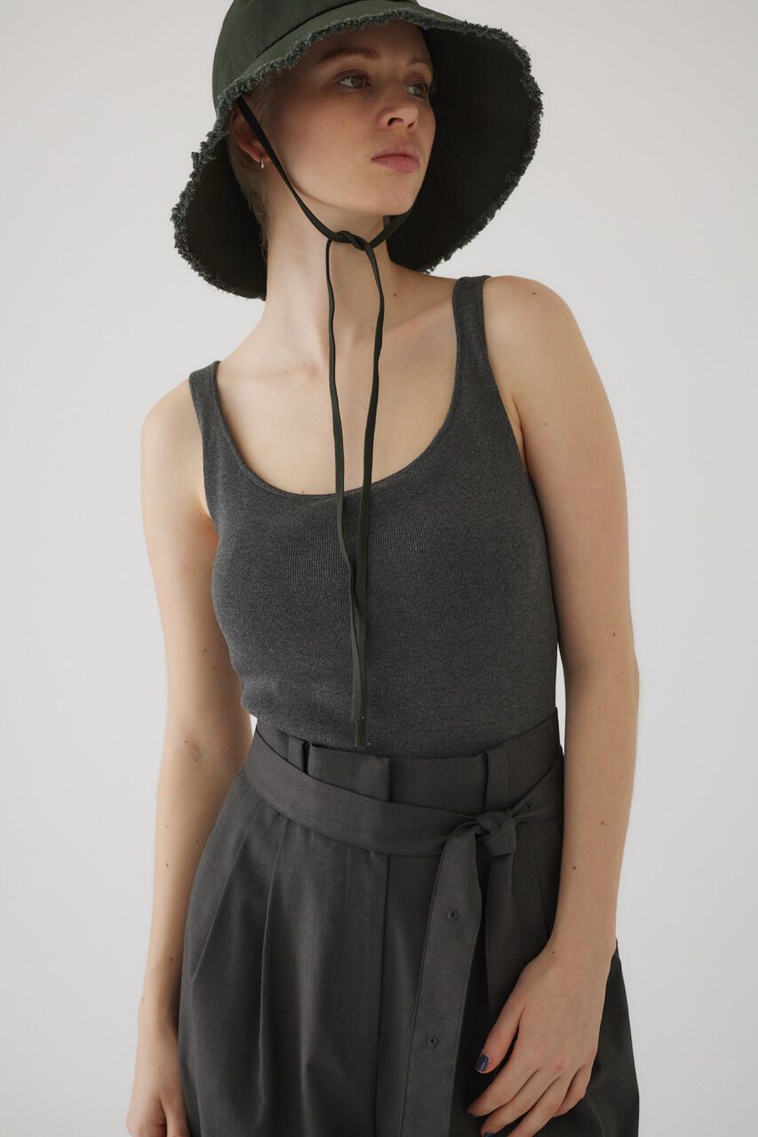 RIM.ARK 「Oval line padset tank」|タンクトップ|