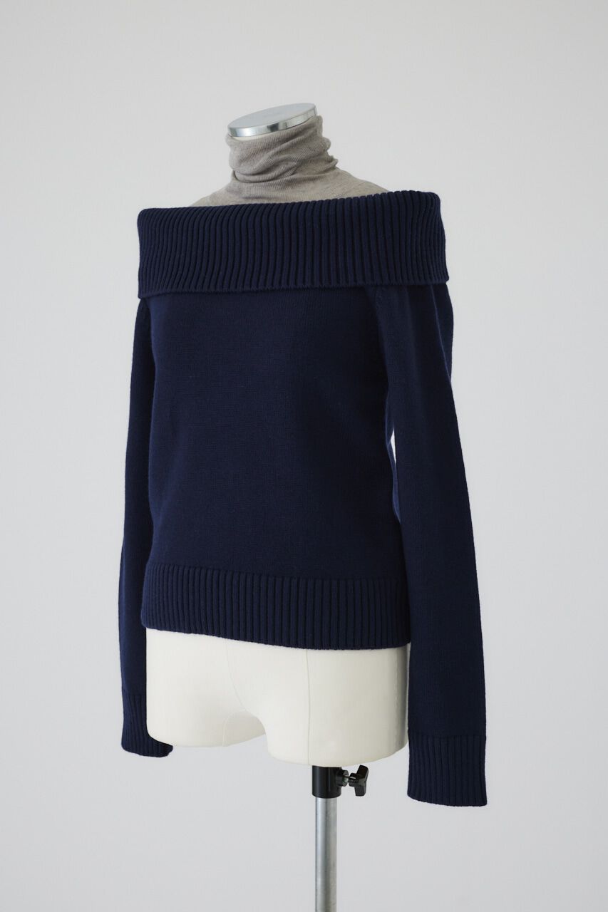 RIM.ARK 「Docking off shoulder tops」|ニット・セーター|