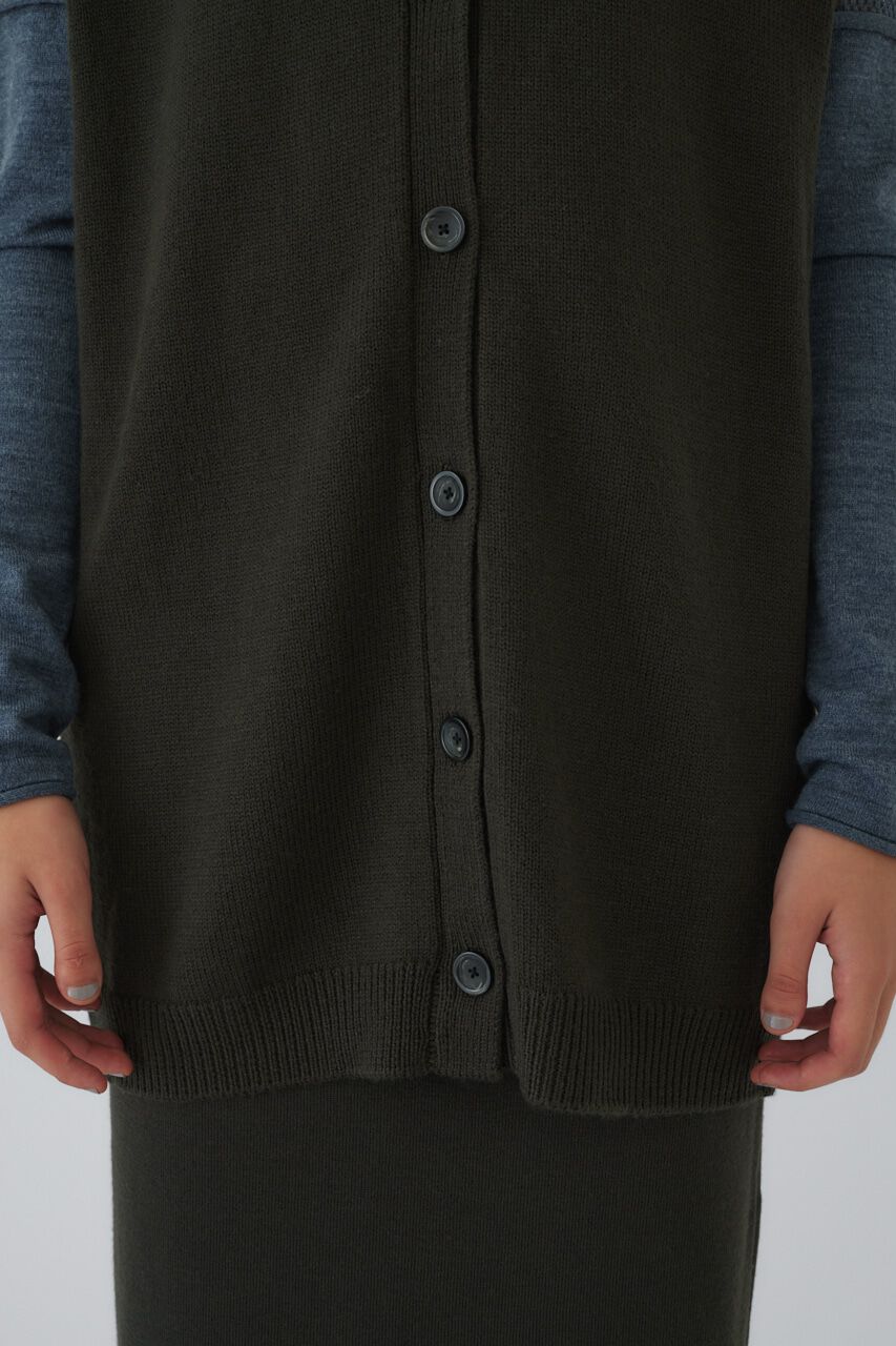 RIM.ARK 「4type long knit vest」|ダウンベスト・ベスト|