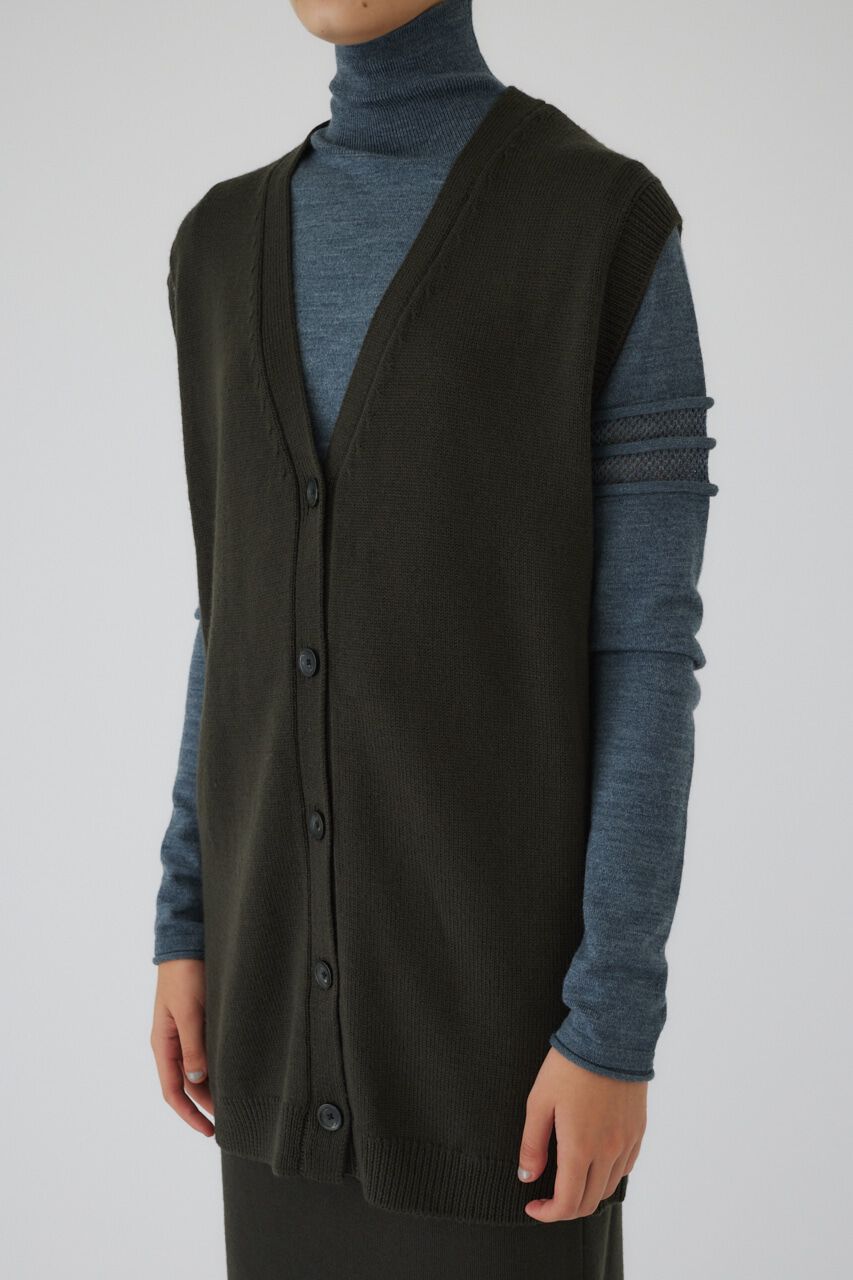 RIM.ARK 「4type long knit vest」|ダウンベスト・ベスト|