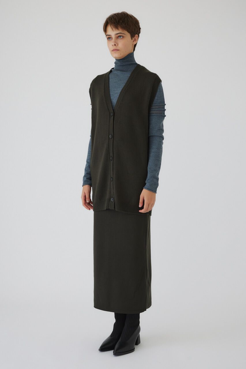 RIM.ARK 「4type long knit vest」|ダウンベスト・ベスト|