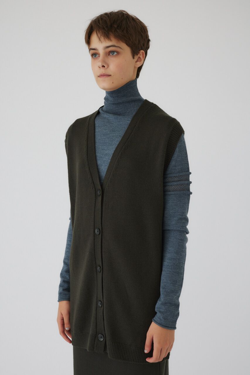 RIM.ARK 「4type long knit vest」|ダウンベスト・ベスト|