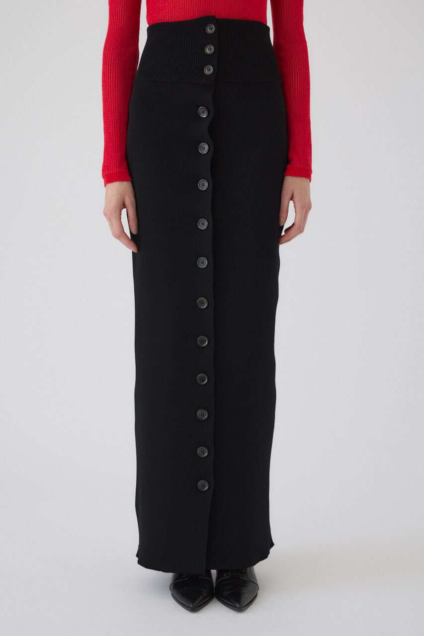 RIM.ARK 「High stretch I line SK」|スカート|BLK