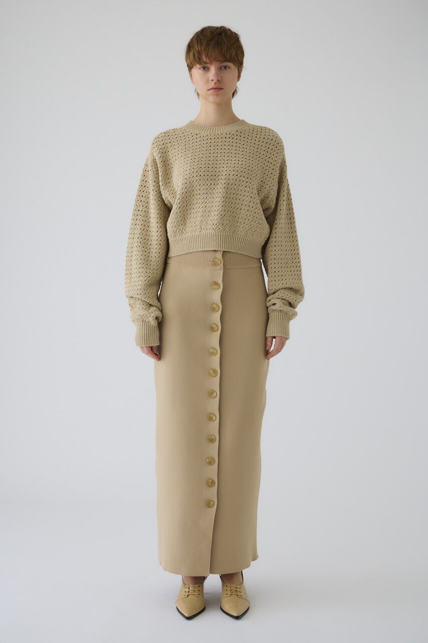 RIM.ARK 「High stretch I line SK」|スカート|BEG