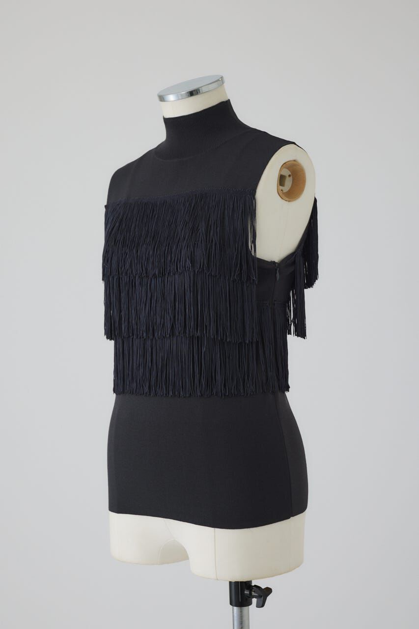 RIM.ARK 「Fringe N/S knit tops」|ニット・セーター|
