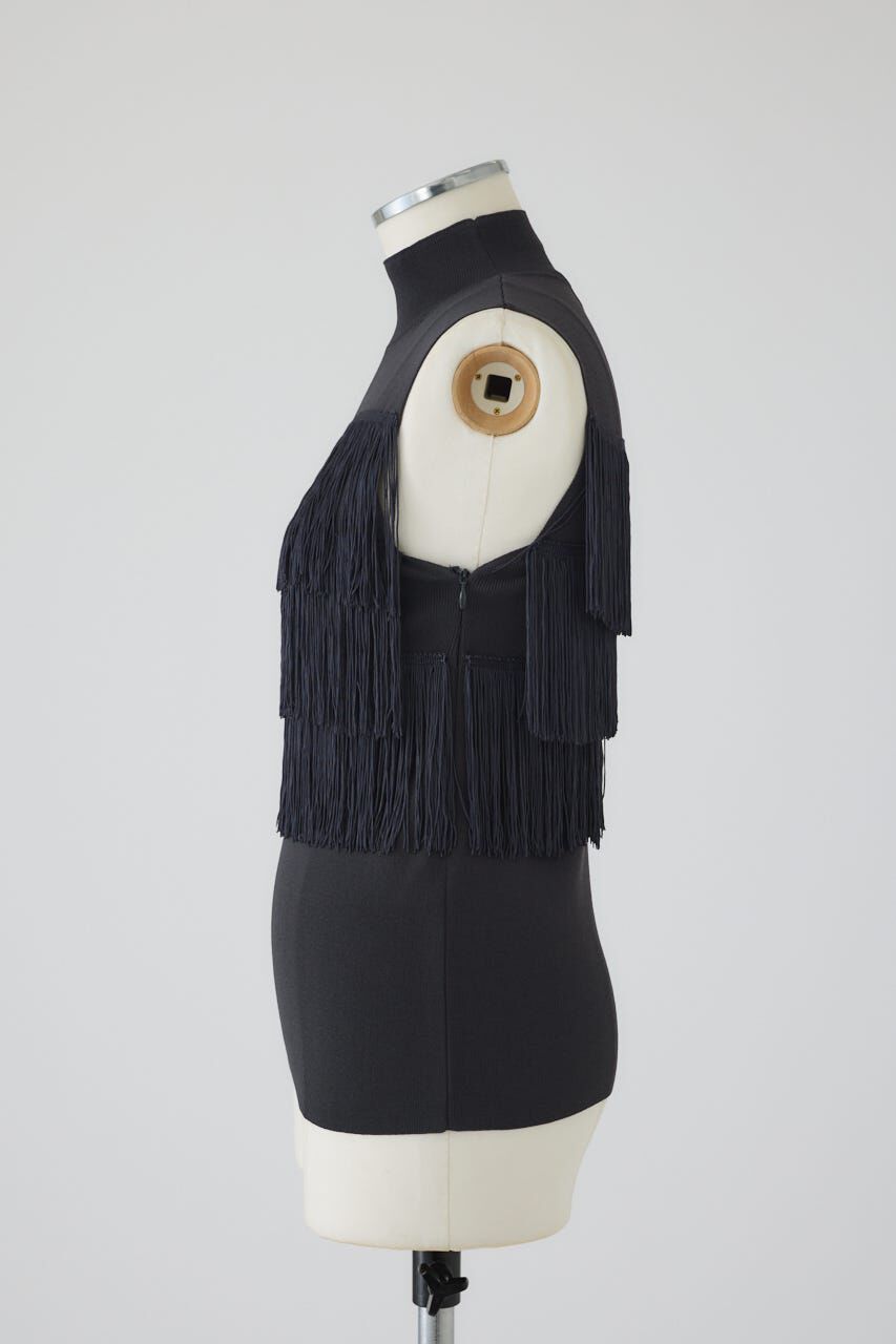 RIM.ARK 「Fringe N/S knit tops」|ニット・セーター|