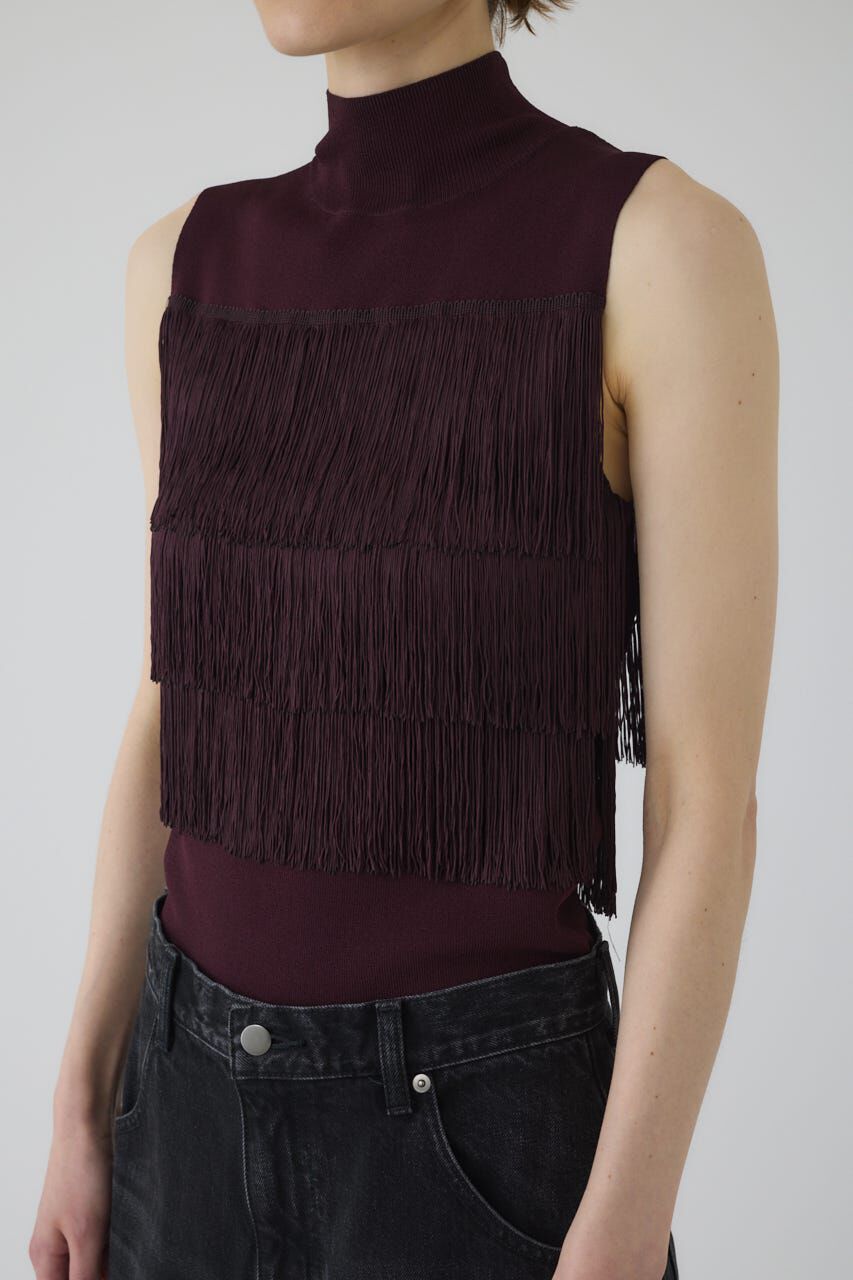 RIM.ARK 「Fringe N/S knit tops」|ニット・セーター|
