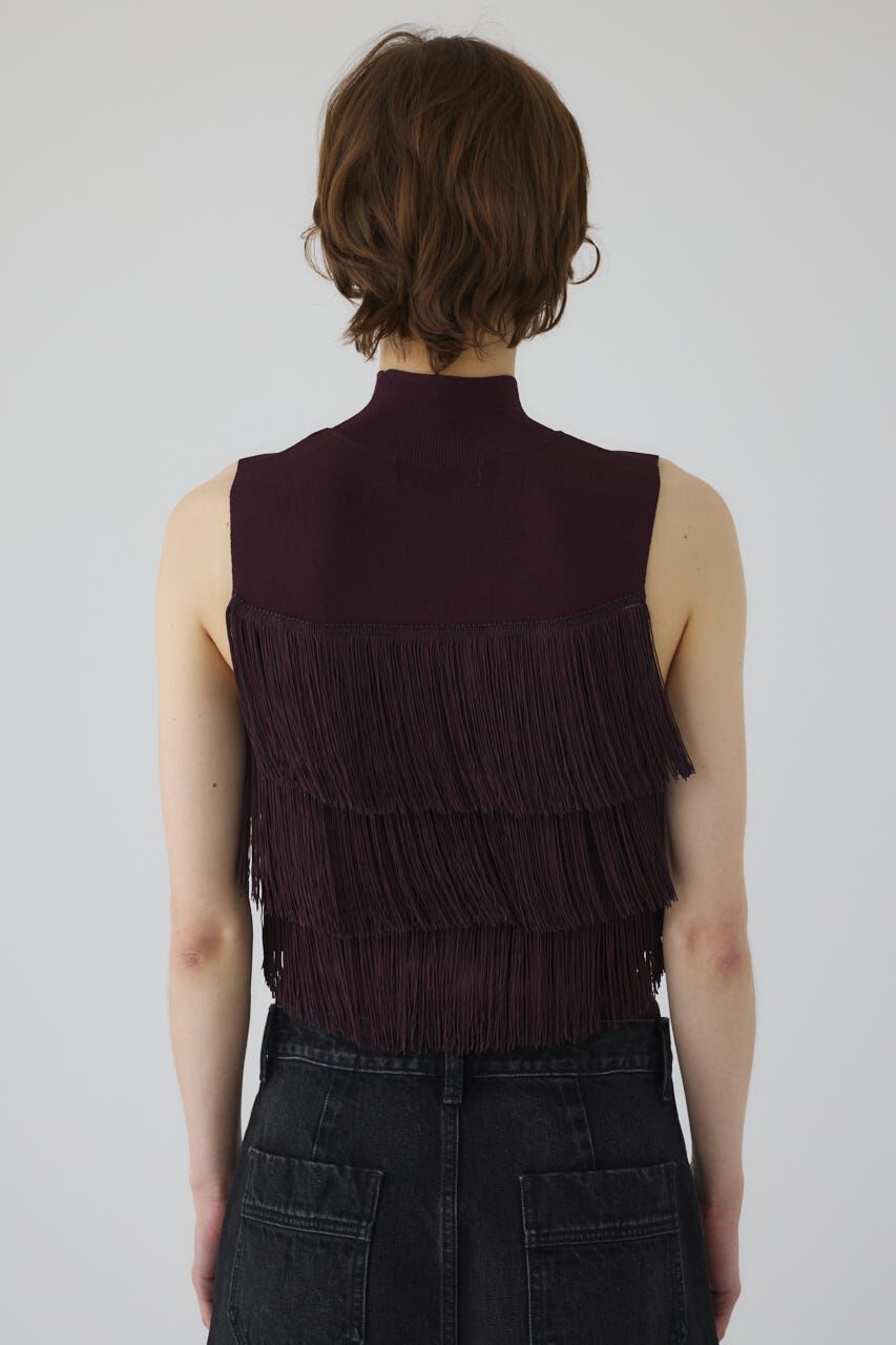 RIM.ARK 「Fringe N/S knit tops」|ニット・セーター|
