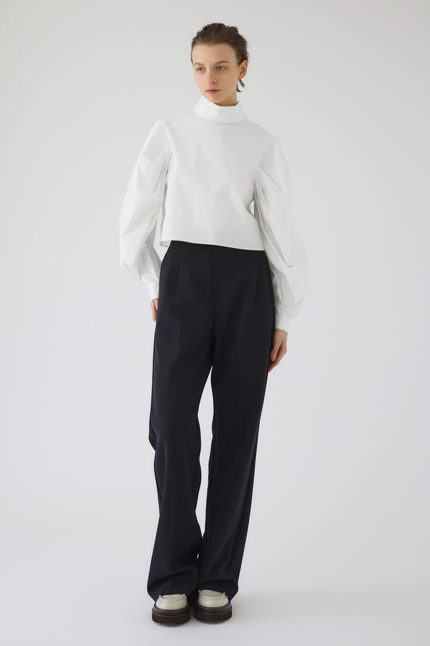 RIM.ARK 「Folded neck tuck blouse」|シャツ・ブラウス|