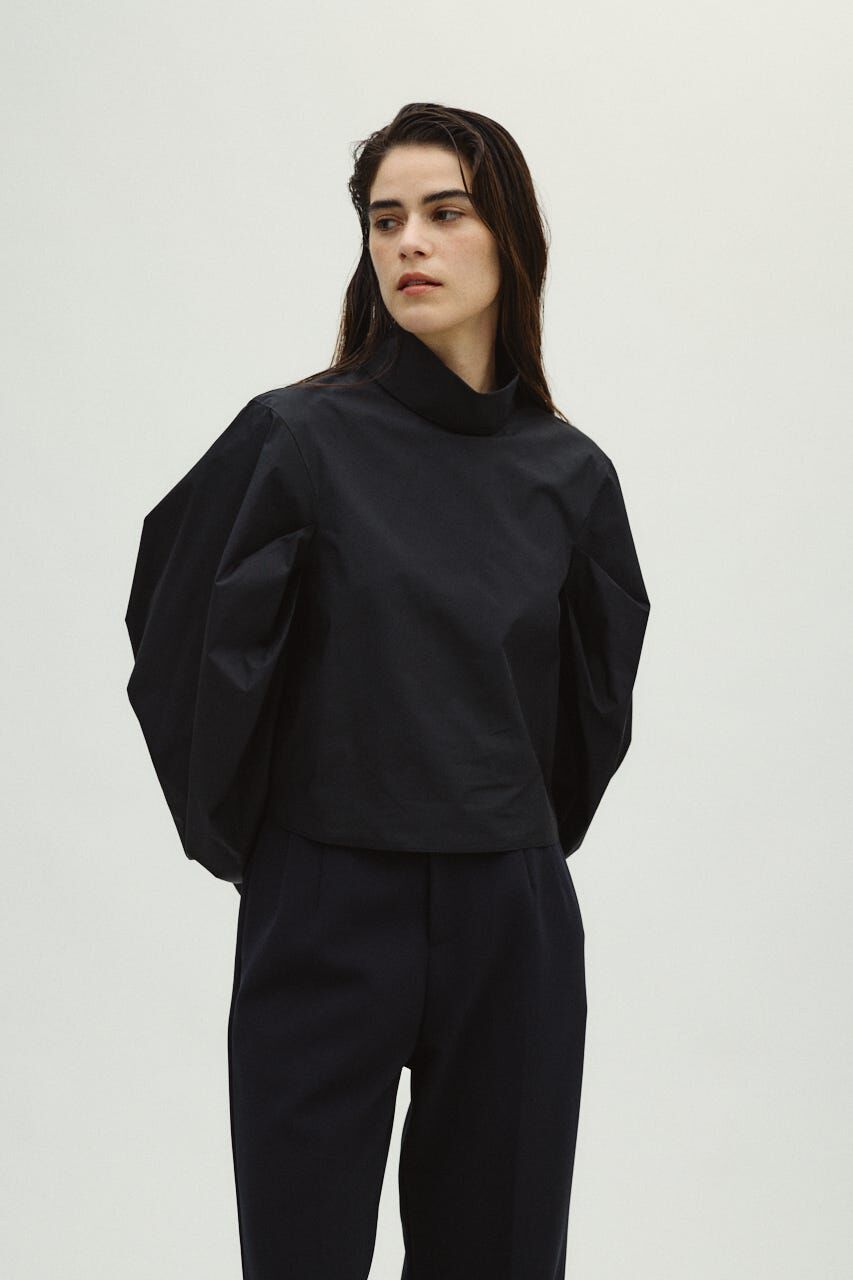 RIM.ARK 「Folded neck tuck blouse」|シャツ・ブラウス|
