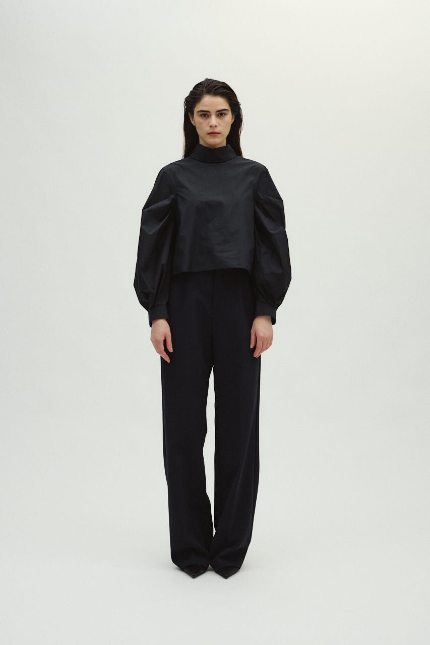 RIM.ARK 「Folded neck tuck blouse」|シャツ・ブラウス|