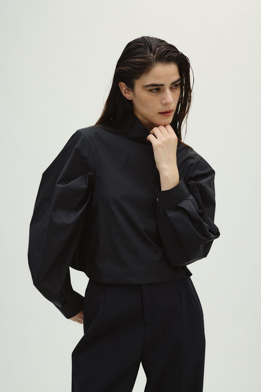 RIM.ARK 「Folded neck tuck blouse」|シャツ・ブラウス|