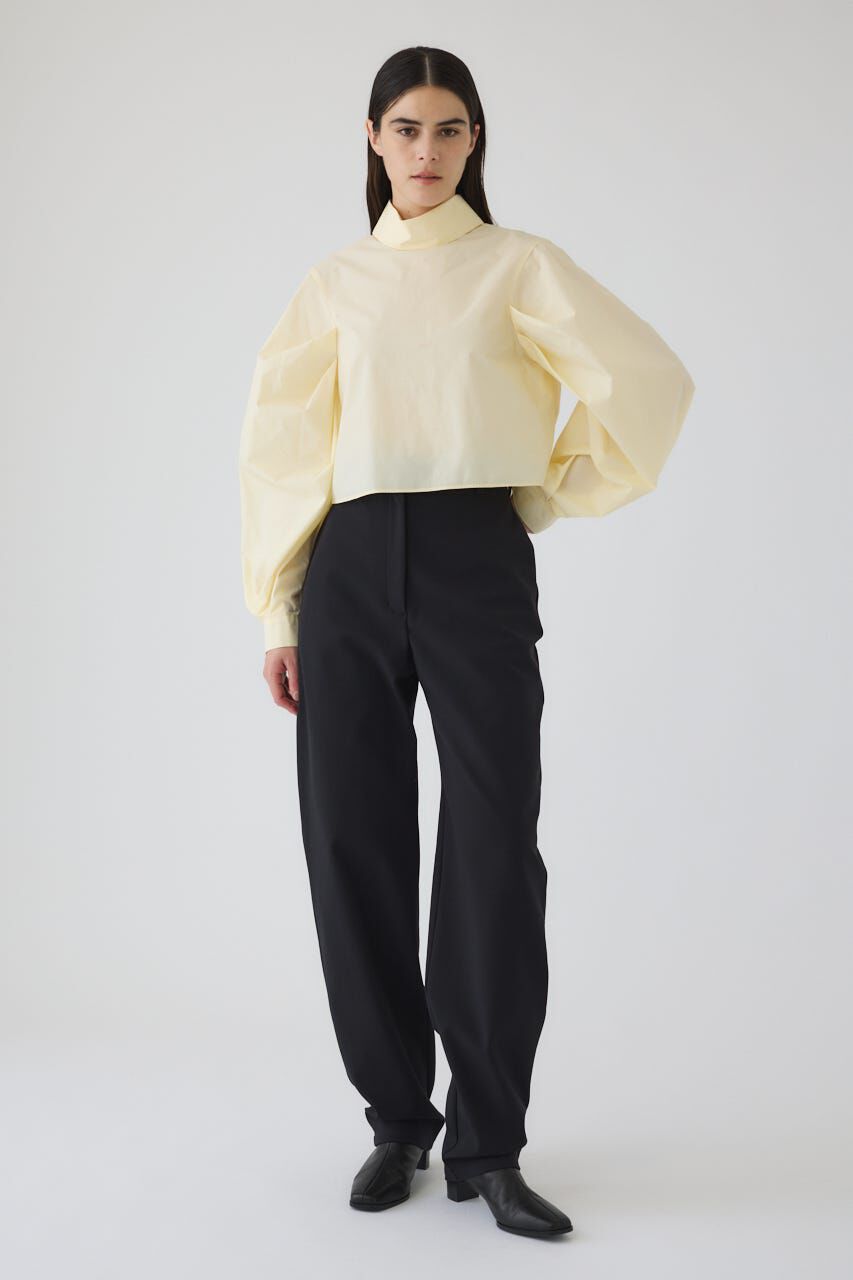 RIM.ARK 「Folded neck tuck blouse」|シャツ・ブラウス|